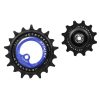 Galet Derailleur Aopw Tripeak 12-18 Dents Ceramique 11V. Shimano Ultegra R8000 Gs - 105 R7000Gs Bleu Fonce (Jeu De 2) (Garantie 4 Ans)