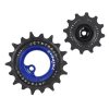 Galet Derailleur Aopw Tripeak 12-18 Dents Ceramique 12V. Shimano Dura-Ace R9200 Bleu Fonce (Jeu De 2) (Garantie 4 Ans)