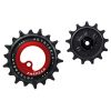 Galet Derailleur Aopw Tripeak 13-18 Dents Ceramique 12-11V. Shimano Deore Xt 8100-8130 Slx 7120-7100  Rouge (Jeu De 2) (Garantie 4 Ans)