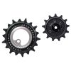 Galet Derailleur Aopw Tripeak 13-18 Dents Ceramique 12-11V. Shimano Deore Xt 8100-8130 Slx 7120-7100  Argent (Jeu De 2) (Garantie 4 Ans)