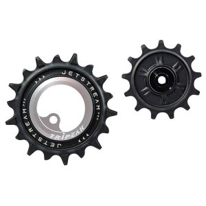 Galet Derailleur Aopw Tripeak 13-18 Dents Ceramique 12-11V. Shimano Deore Xt 8100-8130 Slx 7120-7100  Argent (Jeu De 2) (Garantie 4 Ans)