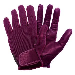 Gants Velo Adulte Long Tucano Adamo Rouge-Marron Xl  Fermeture Par Velcro (Paire)