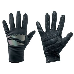 Gants Velo Hiver Long Enfant Junior  Gist Noir 10-12 Ans S (Paire Sur Carte) Sans Velcro  -8156