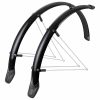 Garde Boue City-Vtc Tringles 26'' Eurofender Rapido 51Mm Noir (Paire) Avec Fixation Rapido