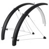 Garde Boue Vtt Tringles 26" Stronglight Tour 54Mm Noir Mat (Paire) Avec Fixation Classic Tringles Inox