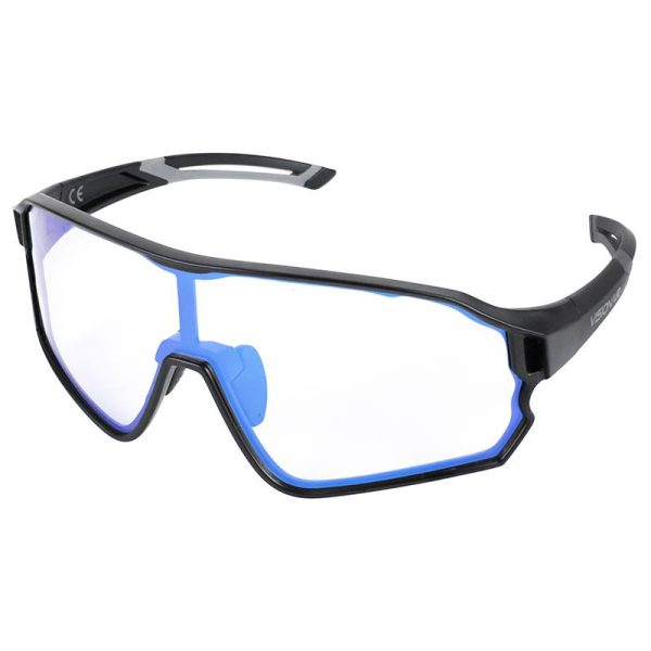Lunettes Velo Adulte Visionair Photochromic Monture Noir - Bleu (Verres Qui S'Adaptent Automatiquement A La Luminosite) - Indice 0 À 3  -Selection Gravity-