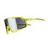 Lunettes Velo Adulte Gist Mask Monture Jaune Fluo Verre Noir Polycarbonate (Protection 100% Contre Uva