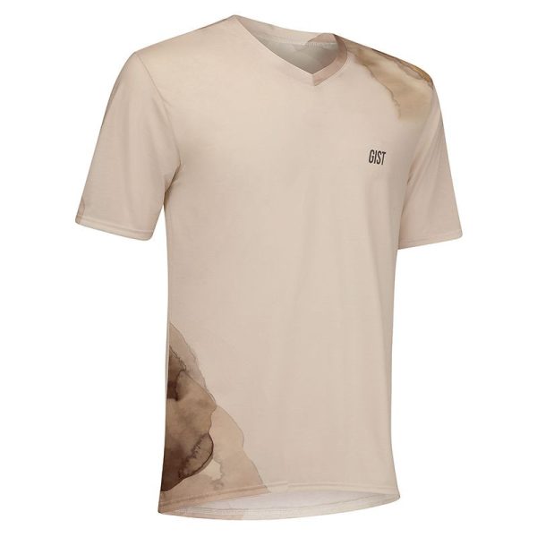 Maillot Gist Homme Discover Manches Courtes Beige L    -5368