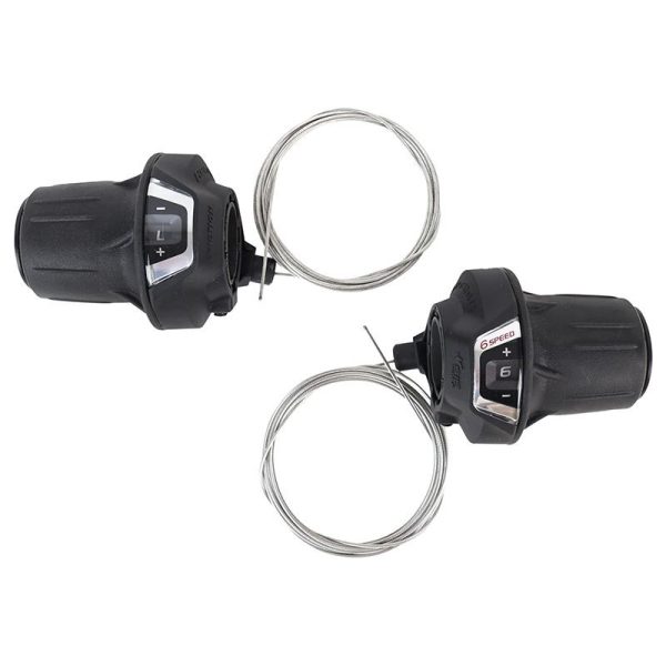 Manette Vtt Shimano Revoshift 3X6V. Rs35 Droite - Poignee Tournante (Paire)