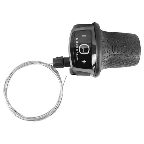 Manette City Sturmey Archer Twist Shifter 4V. (Cable Inclus) Compatible Shimano Nexus