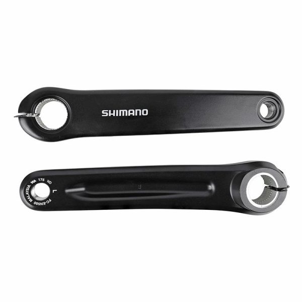 Manivelle Droite + Gauche Vae - E-Bike Shimano Steps Fc-En500 Noir 175Mm (Paire)