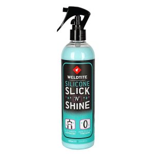 Nettoyant Velo Weldtite Pour Fourche Et Pneu Silicone Slick N Shine (Spray 400Ml)