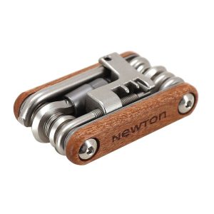 Outil Multifonction Newton Wood Corps Bois 11 Fonctions Cle Allen + Tournevis + Derive Chaine
