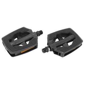 Pedale City Marwi Noir Sp-880 Sandblock Resine Filetage 1-2" (Paire Sur Carte) - Qualite Premium