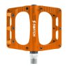 Pedale Vtt Plateforme Descente - Bmx Switch Xl Freeride Alu Cnc Orange Filetage 9-16 Avec Picots (Paire) 110X100Mm