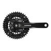 Pedalier Vtt Shimano  7-8V. Ty501 Noir 170Mm 42-34-24  (Boitier 122Mm) (Montage Atelier)
