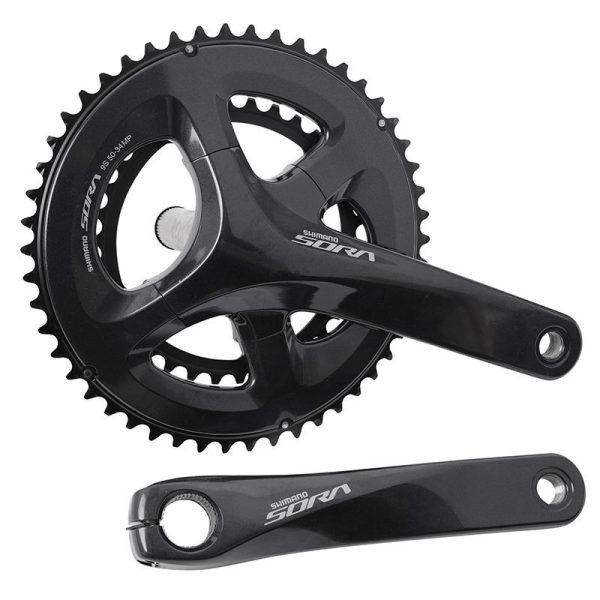 Pedalier Route Shimano  9V. Sora R3000 4 Branches Compact 170Mm 34-50 (Montage Atelier)