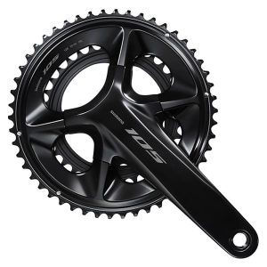Pedalier Route Shimano 12V. 105 R7100 Noir 172.5Mm 50-34 (Montage Atelier)