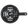 Pedalier Vtt Shimano 6-7-8V.  Noir Tourney 170Mm 48-38-28  (Boitier 123Mm)