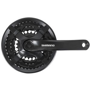 Pedalier Vtt Shimano  7-8V. Ty501 Noir 175Mm 42-34-24  (Boitier 122Mm)