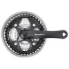 Pedalier Vtt Sunrace 7-8V. Fcm51 Acier Noir 152Mm 42-34-24 Avec Pare Chaine