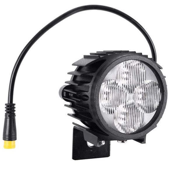 Eclairage-Phare Pour Trottinette A Led Compatible Kukirin G2 Master - Smartgyro Ryder Noir  -Selection Gravity-