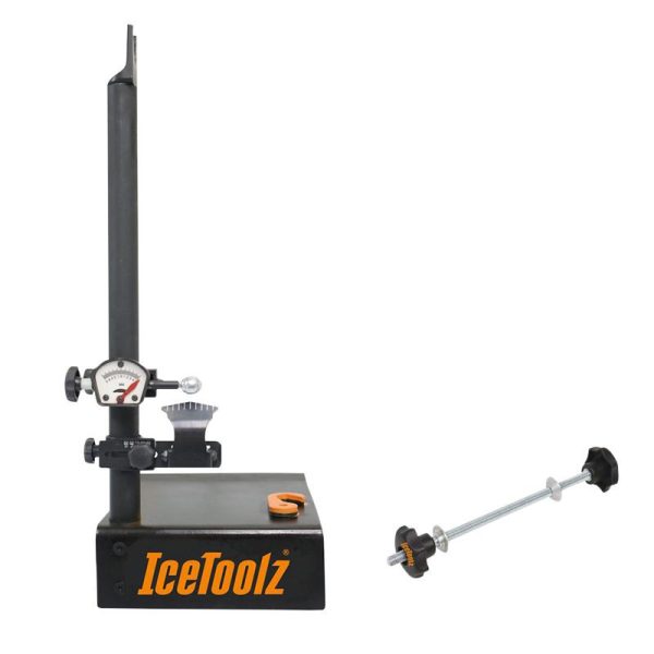 Outil Pro Pied Devoilage Icetoolz Pour Roues 18"-29" Compatible Axe Traversant - Blocage Rapide