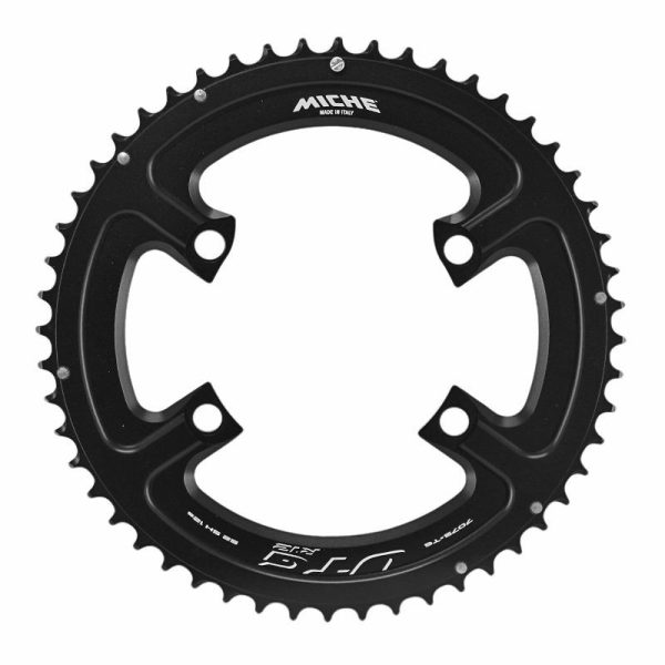 Plateau Route 4Bra D.110 Pour Shimano Ultegra R8100 Miche 52Dts Exterieur Noir 12V.