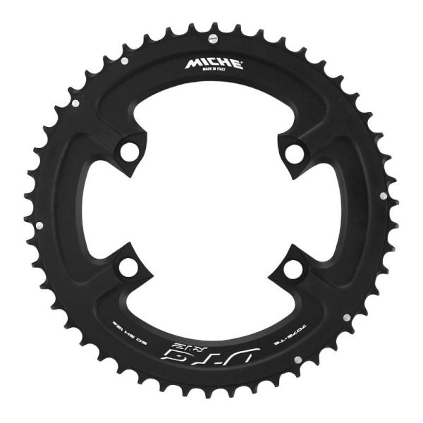 Plateau Route 4Bra D.110 Pour Shimano Ultegra R8100 Miche 50Dts Exterieur Noir 12V.