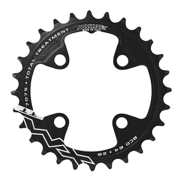 Plateau Vtt 4Bra D.64 Miche 28Dts Interieur Triple-Double Noir