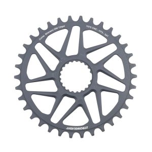 Plateau Vtt Direct Mount Boost Pour Shimano Fc-M9100-M9120-M9130 Stronglight Mono Alu Ht3 Gris 34Dts - 12V.