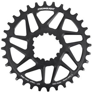 Plateau Vtt Direct Mount Pour Sram Sx-Nx-Gx Stronglight Mono Alu Noir 32Dts - Epaisseur 3Mm 12V.