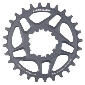 Plateau Vtt Direct Mount Pour Sram X01-Xx1 Stronglight Mono Alu Noir 28Dts - Epaisseur 3Mm 12V.