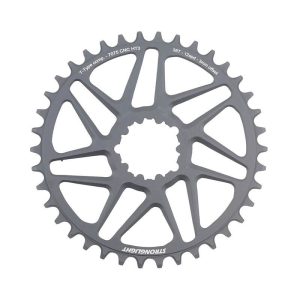 Plateau Vtt Direct Mount Pour Sram X01-Xx1 Stronglight Mono Alu Noir 38Dts - Epaisseur 3Mm 12V.