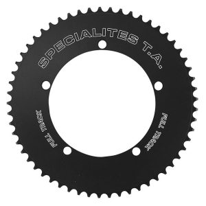 Plateau Piste 5Bra D.144 Ta Full Track 58Dts Noir Alu 7075 Pour Chaine 3.17Mm (1"1-8)