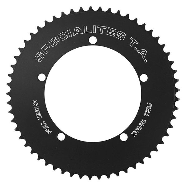 Plateau Piste 5Bra D.144 Ta Full Track 62Dts Noir Alu 7075 Pour Chaine 3.17Mm (1"1-8)