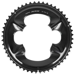 Plateau Route 4Bra D.110 Pour Shimano 105 R7100 Origine 52Dts Exterieur 12V. Noir