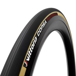 Pneu Route 700 X 28 Vittoria Corsa Noir-Beige Graphene 2.0 Ts (28-622) (Offre Speciale)