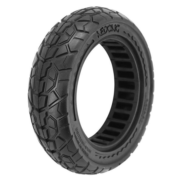 Pneu Trottinette Plein Cross  9.5 X 2.50 Noir - Largeur Interieur 45 Mm (Pour Niu Kqi3