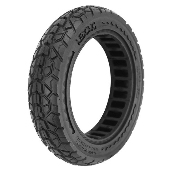 Pneu Trottinette Plein Cross 10 X 2.125 Noir - Largeur Interieur 43 Mm (Pour Segway Ninebot F20