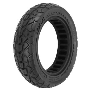 Pneu Trottinette Plein Cross 10 X 2.50 Noir - Largeur Interieur 45 Mm (Pour Segway Ninebot Max G30 Et Autres)