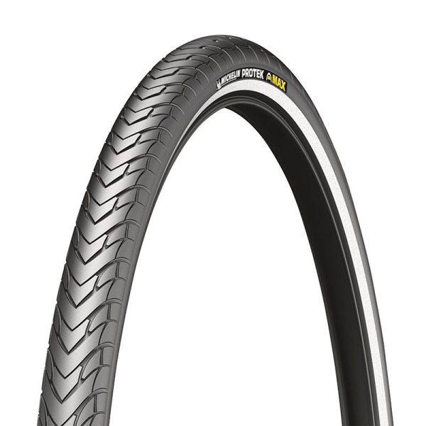 Pneu Vtc Urbain 700 X 38 (29 X1.50) Michelin Protek Max Noir Tr (38-622) Flanc Reflex Compatible Vae