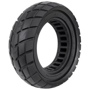 Pneu Trottinette Plein  8.5 X 3.00 Noir Ultraleger - Largeur Interieur 40 Mm