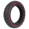 Pneu Trottinette Plein 230 X 50 Noir Liseret Rouge (Ultra Leger)
