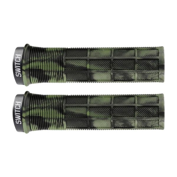 Poignee City-Vtt Switch Supergrip Lock-On Vert Fume (Paire)
