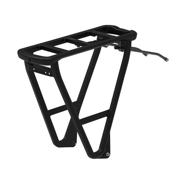 Porte Bagage Velo Arriere Polisport Hrp Alu Noir 26" A 28" Compatible Systeme Standard (Poids Maxi 27 Kgs) (Inclus Quincaillerie De Fixation)