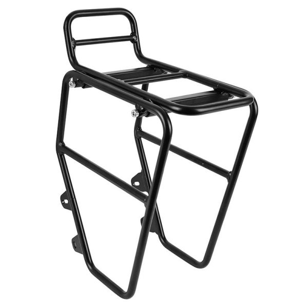 Porte Bagage Velo Avant Fixation Sur Trous Fourche Newton Reglable 24-29" Pour Gravel + Cage Cargo Pour Sacoche  -Poids Maxi 10Kgs-