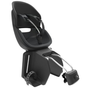 Porte Bebe-Siege Enfant Arriere Prodigee Icon A Fixer Sur Cadre Noir Coussin Noir Avec Serrure (Jusqu'A 22 Kg Max) (Homologue Ce En 14344)