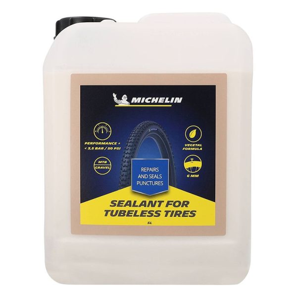 Preventif Anti-Crevaison Michelin Sealant Pour Pneu Route- Vtt - Gravel Tubeless (5L)