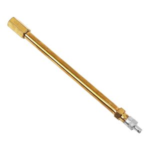 Prolongateur De Valve-Raccord De Pompe Pour Trottinette Electrique Alu Vs (Longueur 140 Mm) Avec Demonte Obus
